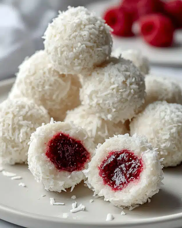 No-Bake Raspberry Coconut Balls – Easy, Delicious Treats 3 No-Bake Raspberry Coconut Balls – Easy, Delicious Treats