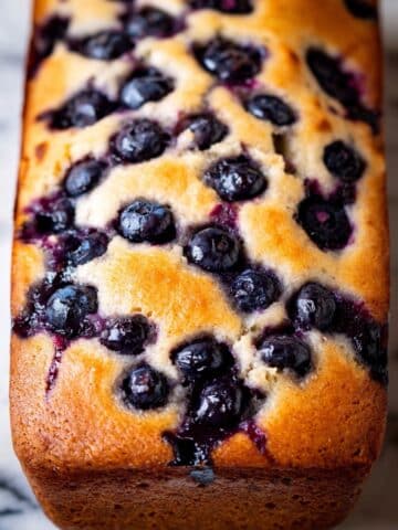 Lemon Blueberry Bread with Lemon Glaze Recipe