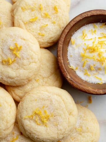 Soft & Chewy Lemon Cookies Recipe