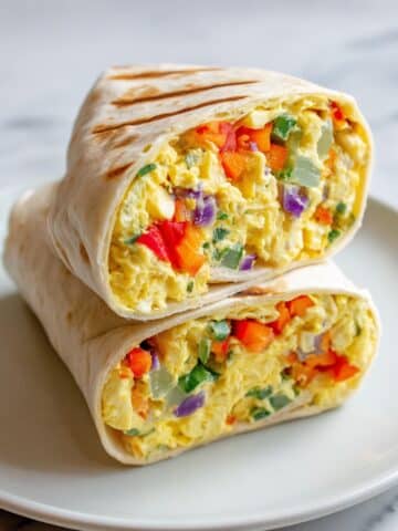 Veggie Breakfast Burritos Recipe