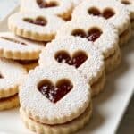 Pecan Raspberry Linzer Cookies Recipe