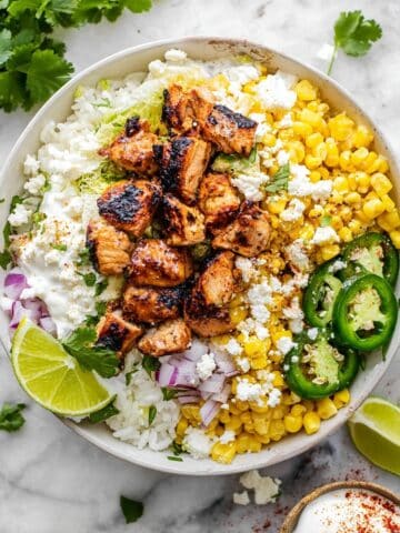 Street Corn Chicken Rice Bowl Recipe