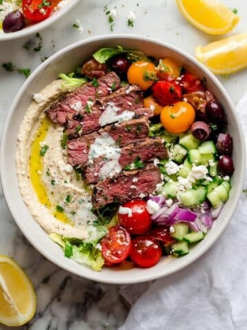 Mediterranean Steak Bowls Recipe