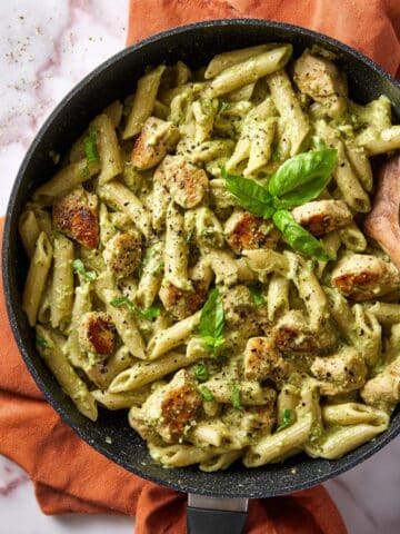 Creamy Chicken Pesto Pasta Recipe