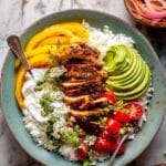 Honey Lime Chili Chicken Bowls Recipe