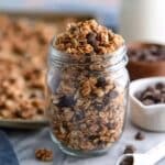 Peanut Butter Dark Chocolate Chunk Granola {Love Crunch Copycat} Recipe