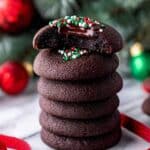 Chocolate Thumbprint Cookies with Rich Chocolate Ganache Recipe