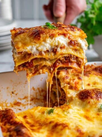 Classic Lasagna Bolognese with Bechamel Sauce Recipe