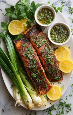 Oven Baked Blackened Salmon Recipe