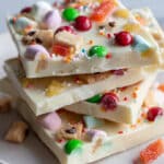 Gingerbread House White Chocolate Bark Recipe