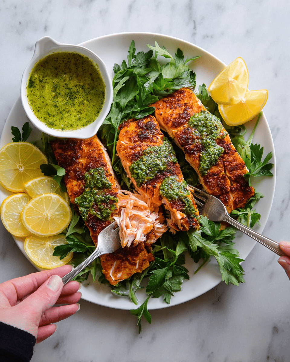 Oven Baked Blackened Salmon Recipe
