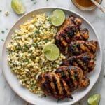Grilled Hot Honey Chicken with Lime Corn Salad Recipe