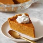 Crustless Pumpkin Pie Recipe