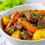 Slow Cooker Buttery Beef and Potatoes Recipe