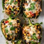 Easy Chicken Stuffed Poblano Peppers Recipe