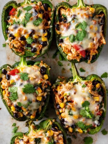 Easy Chicken Stuffed Poblano Peppers Recipe