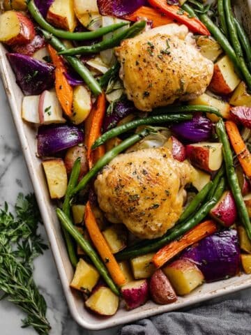 Sheet Pan Chicken and Vegetables Recipe