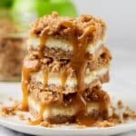 Caramel Apple Cheesecake Bars Recipe