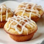 Mini Apple Pie Cups with Cinnamon Roll Crust Recipe