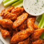 Crispy Baked Buffalo Chicken Wings - Gluten Free! Recipe
