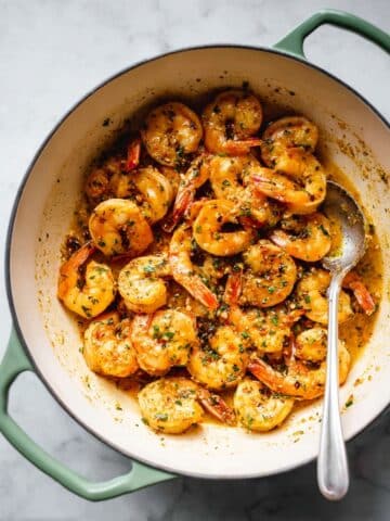 Shrimp with Saffron Butter Sauce Recipe