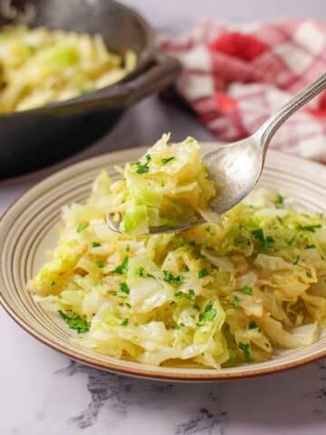 Easy Braised Green Cabbage Recipe