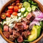Steak Salad with Balsamic Vinaigrette and Fresh Vegetables Recipe
