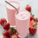 Easy Strawberry Smoothie with Greek Yogurt and Banana Recipe