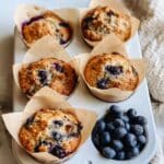Cottage Cheese Blueberry Muffins Recipe