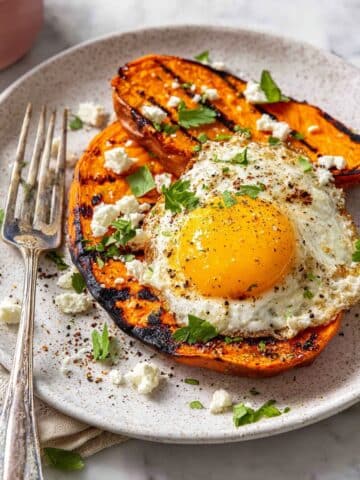 Sweet Potato Breakfast with Fried Eggs Recipe