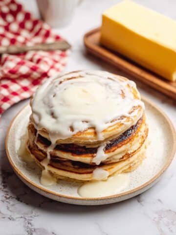 Cinnamon Roll Pancakes Recipe