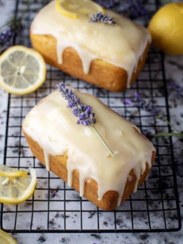 Lemon Lavender Mini Loaves Recipe