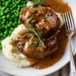 Lamb Chops with Rosemary Gravy Recipe