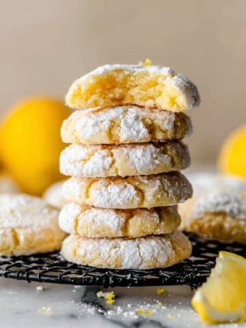 Lemon Crinkle Cookies Recipe