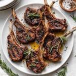Garlic Rosemary Grilled Lamb Chops Recipe