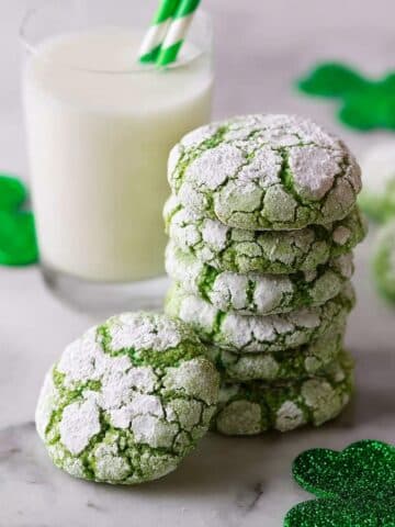 St. Patrick's Day Green and White Sugar Cookies Recipe