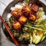 35 Minute Chili Honey Garlic Salmon Bowls Recipe