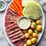 Corned Beef and Cabbage Recipe with Potatoes and Carrots Recipe