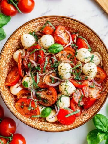 Tomato Basil Salad Recipe