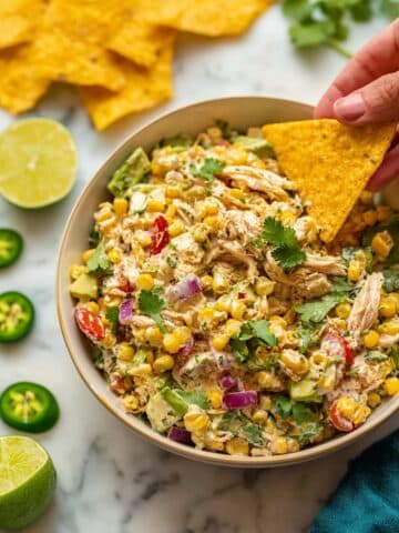 Street Corn Mexican Chicken Salad Recipe