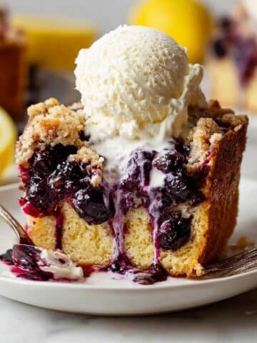 Bursting Blueberry Crumb Cake Recipe
