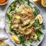 Asparagus and Avocado Salad with Toasted Breadcrumbs and Fennel Recipe