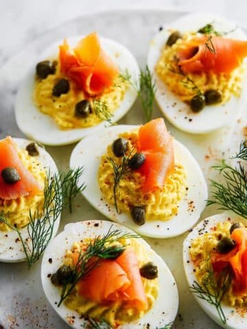 Smoked Salmon Deviled Eggs Recipe