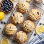 Lemon Blueberry Muffins with Lemon Glaze Recipe