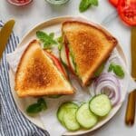 Golden Bombay Sandwich With Cilantro-Mint Chutney Recipe