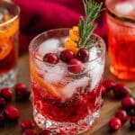 Winter Cranberry Aperol Spritz Recipe