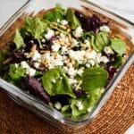 Spring Mix Salad with Feta, Pine Nuts, and Lime Dressing Recipe