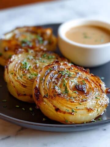Oven Roasted Garlic Cabbage Steaks Recipe
