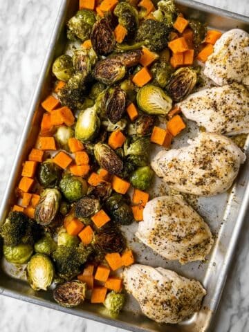 One Pan Chicken and Veggies Recipe