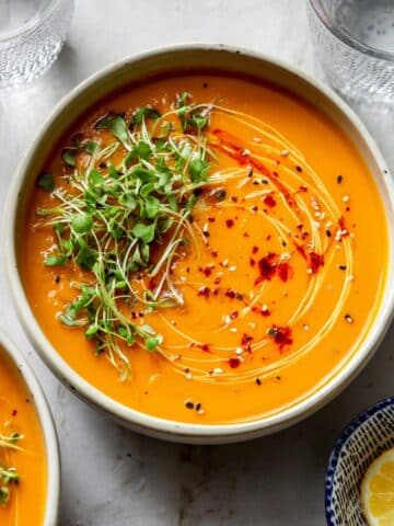 Moroccan Carrot and Lentil Soup Recipe